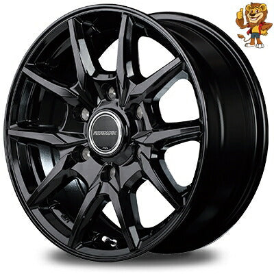 単品販売 マルカ　MID ROAD MAX KG-25 (BK) 15inch 6.0J PCD:139.7/6H インセット:33 ロードマックス KG-25