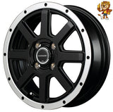 単品販売 マルカ　MID ROAD MAX WF-8 (SBK+FP) 12inch 4.0J PCD:100/4H インセット:42 ロードマックス WF-8