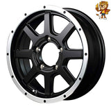 4本セット販売 マルカ　MID ROAD MAX WF-8 (SBK+FP) 16inch 5.5J PCD:139.7/5H インセット:22 ロードマックス WF-8