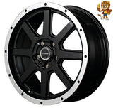 4本セット販売 マルカ　MID ROAD MAX WF-8 (SBK+FP) 17inch 7.0J PCD:114.3/5H インセット:42 ロードマックス WF-8