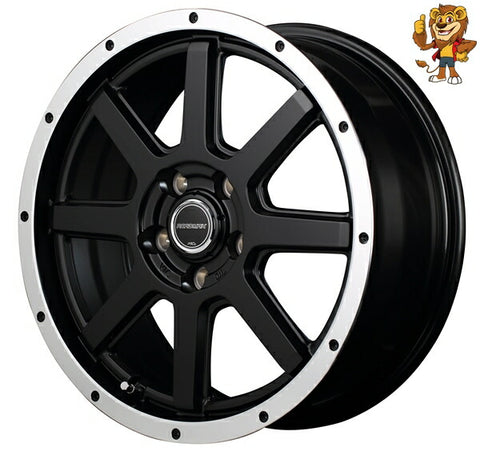 単品販売 マルカ　MID ROAD MAX WF-8 (SBK+FP) 16inch 7.0J PCD:114.3/5H インセット:35 ロードマックス WF-8