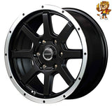 4本セット販売 マルカ　MID ROAD MAX WF-8 (SBK+FP) 17inch 7.5J PCD:139.7/6H インセット:25 ロードマックス WF-8