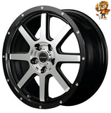 単品販売 マルカ　MID ROAD MAX WF-8 (SBK+RDP) 16inch 7.0J PCD:114.3/5H インセット:35 ロードマックス WF-8