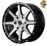 4本セット販売 マルカ　MID ROAD MAX WF-8 (SBK+RDP) 17inch 7.5J PCD:139.7/6H インセット:25 ロードマックス WF-8