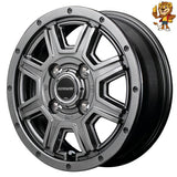 単品販売 マルカ　MID ROAD MAX MUD RIDER (MG) 12inch 4.0J PCD:100/4H インセット:42 ロードマックス マッドライダー