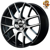 4本セット販売 マルカ　MID RMP 027F (SGG/PO) 18inch 8.0J PCD:114.3/5H インセット:42 アールエムピー 027F