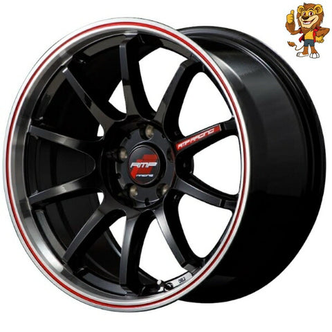 4本セット販売 マルカ　MID RMP RACING R10 (CBPR) 18inch 8.0J PCD:114.3/5H インセット:45 アールエムピー レーシング R10