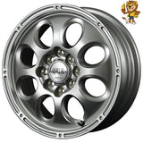 4本セット販売 マルカ　MID GAIA BRIG (SL) 14inch 5.0J PCD:100&114.3/8H インセット:42 ガイア ブリッグ