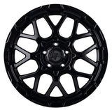 4本セット販売 マルカ　MID NITRO POWER M28 BULLET-S (SBK) 18inch 7.0J PCD:114.3/5H インセット:35 ナイトロパワー M28 バレット-S