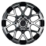 4本セット販売 マルカ　MID NITRO POWER M28 BULLET-S (BK/M) 18inch 7.0J PCD:114.3/5H インセット:35 ナイトロパワー M28 バレット-S