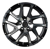 4本セット販売 マルカ　MID NITRO POWER DERINGER (SBP) 17inch 7.0J PCD:114.3/5H インセット:42 ナイトロパワー デリンジャー