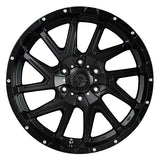 4本セット販売 マルカ　MID NITRO POWER DERINGER (SB) 17inch 6.5J PCD:139.7/6H インセット:48 ナイトロパワー デリンジャー