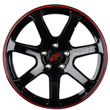 単品販売 マルカ　MID RMP RACING R07 (BKR) 18inch 8.0J PCD:114.3/5H インセット:45 アールエムピー レーシング R07