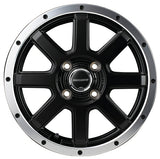 単品販売 マルカ　MID ROAD MAX WF-8 (SBK+FP) 12inch 4.0J PCD:100/4H インセット:42 ロードマックス WF-8