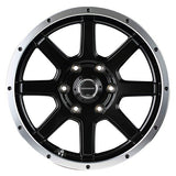 4本セット販売 マルカ　MID ROAD MAX WF-8 (SBK+FP) 17inch 7.5J PCD:139.7/6H インセット:25 ロードマックス WF-8