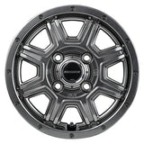 単品販売 マルカ　MID ROAD MAX MUD RIDER (MG) 12inch 4.0J PCD:100/4H インセット:42 ロードマックス マッドライダー