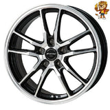 ホイール1本 モンツァジャパン MONZA JAPAN JP-STYLE Craver (ジェイピースタイル クレーヴァ) 17inch 7.0J PCD：114.3 穴数：5 53 (BM/P)