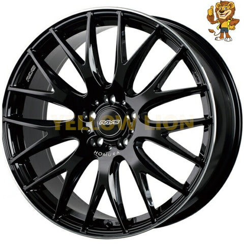 4本セット販売 レイズ RAYS HOMURA 2X9Plus (BVK) 18inch 8.0J PCD:114.3/5 インセット:45 ホムラ