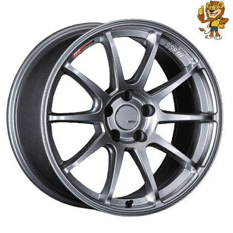 4本セット販売 エスエスアール SSR GTV02 (GSI) 17inch 7.0J PCD：100/5H インセット：50 グレアシルバー 法人限定受取