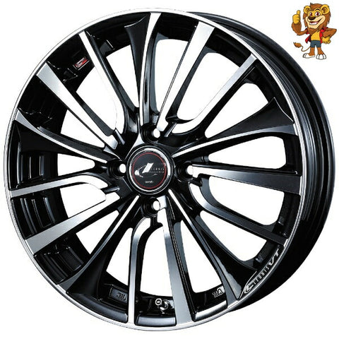 4本セット販売 ウェッズ　weds LEONIS VT (PBMC) 14inch 5.5J PCD100/4H 42 レオニス VT 法人限定受取