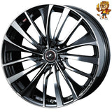 4本セット販売 ウェッズ　weds LEONIS VT (PBMC) 18inch 8.0J PCD114.3/5H 42 レオニス VT 法人限定受取