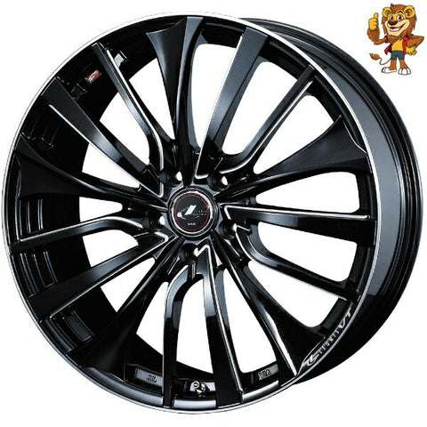 4本セット販売 ウェッズ　weds LEONIS VT (PBK/SC) 18inch 8.0J PCD114.3/5H 42 レオニス VT 法人限定受取