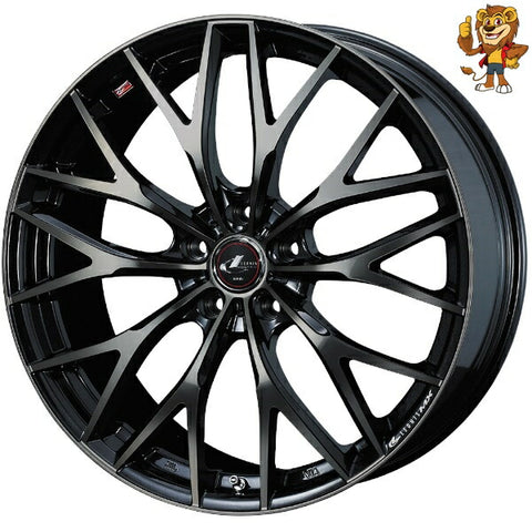 4本セット販売 ウェッズ　weds LEONIS MX (PBMC/TI) 18inch 8.0J PCD114.3/5H 42 レオニス MX 法人限定受取