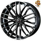 4本セット販売 ウェッズ　weds LEONIS SK (PBMC) 18inch 8.0J PCD114.3/5H 42 レオニス SK 法人限定受取