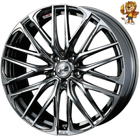 4本セット販売 ウェッズ　weds LEONIS SK (BMCMC) 19inch 8.0J PCD114.3/5H 35 レオニス SK 法人限定受取