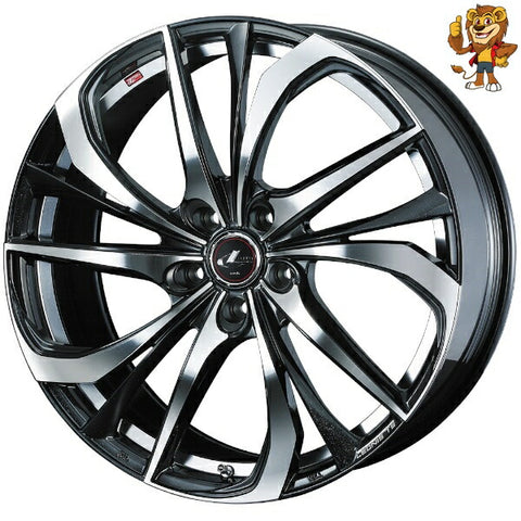 4本セット販売 ウェッズ　weds LEONIS TE (PBMC) 18inch 8.0J PCD114.3/5H 42 レオニス TE 法人限定受取