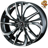 4本セット販売 ウェッズ　weds LEONIS TE (PBMC) 19inch 8.0J PCD114.3/5H 43 レオニス TE 法人限定受取