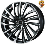 単品販売 ウェッズ　weds LEONIS FS (PBMC) 19inch 8.0J PCD114.3/5H 35 レオニス FS 法人限定受取