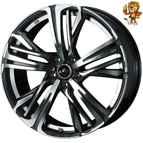 4本セット販売 ウェッズ　weds LEONIS AR (PBMC) 19inch 8.0J PCD114.3/5H 35 レオニス AR 法人限定受取