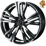 4本セット販売 ウェッズ　weds LEONIS AR (PBMC) 18inch 8.0J PCD114.3/5H 42 レオニス AR 法人限定受取