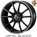 4本セット販売 ウェッズ　weds WEDSSPORT SA25R (M-BLK) 19inch 9.5J PCD114.3/5H 38 ウェッズスポーツ SA25R 法人限定受取