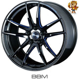 単品販売 ウェッズ　weds WEDSSPORT RN55M (BBM) 19inch 9.5J PCD114.3/5H 28 ウェッズスポーツ RN55M 法人限定受取