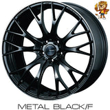 4本セット販売 ウェッズ　weds WEDSSPORT SA20R (BLK) 19inch 9.5J PCD114.3/5H 38 ウェッズスポーツ SA20R 法人限定受取