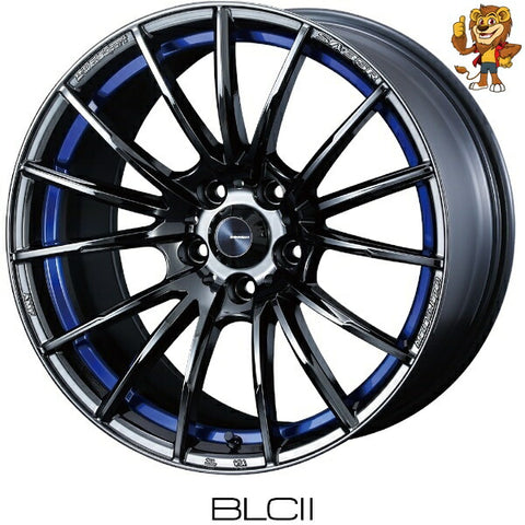 単品販売 ウェッズ　weds WEDSSPORT SA35R (BLC2) 18inch 8.5J PCD100/5H 45 ウェッズスポーツ SA35R 法人限定受取