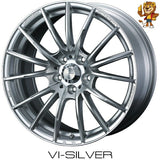 4本セット販売 ウェッズ　weds WEDSSPORT SA35R (VI-SIL) 18inch 9.5J PCD114.3/5H 38 ウェッズスポーツ SA35R 法人限定受取