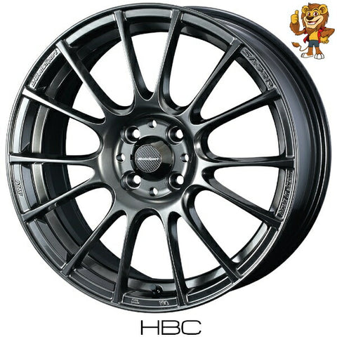 単品販売 ウェッズ　weds WEDSSPORT SA72R (HBC) 17inch 7.0J PCD100/4H 43 ウェッズスポーツ SA72R 法人限定受取