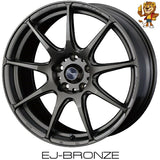 単品販売 ウェッズ　weds WEDSSPORT SA99R (EJ-BRO) 18inch 9.5J PCD114.3/5H 38 ウェッズスポーツ SA99R 法人限定受取