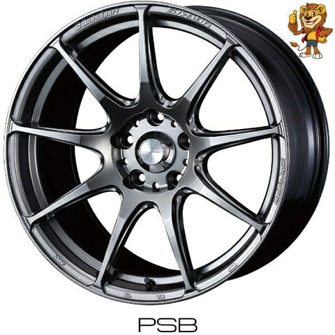 4本セット販売 ウェッズ　weds WEDSSPORT SA99R (PSB) 18inch 9.5J PCD100/5H 45 ウェッズスポーツ SA99R 法人限定受取