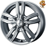 4本セット販売 ウェッズ　weds  JOKER SCREW (SIL) 14inch 5.0J PCD:100/4H インセット:39 ジョーカー スクリュー 法人限定受取