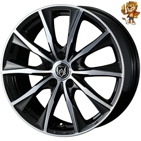 単品販売 ウェッズ　weds  RIZLEY MG (BKP) 17inch 7.0J PCD:114.3/5H インセット:48 ライツレー エムジー  法人限定受取