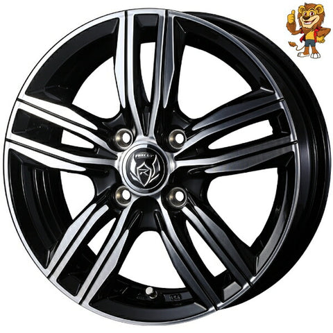 単品販売 ウェッズ weds RIZLEY DS (BKP) 15inch 4.5J PCD:100/4H インセット:45 ライツレー デ