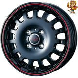 4本セット販売 ウェッズ　weds  VICENTE 04EV (BK) 13inch 4.5J PCD:100/4H インセット:50 ヴィセンテ ゼロフォー 法人限定受取