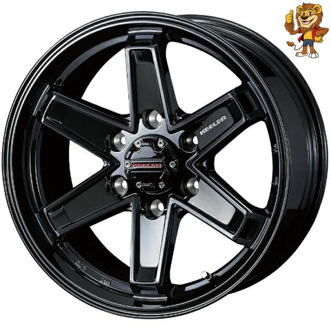 単品販売 ウェッズ　weds  KEELER TACTICS (GBK) 17inch 7.0J PCD:130/6H インセット:50 キーラー タクティクス 法人限定受取