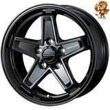 4本セット販売 ウェッズ　weds  KEELER TACTICS (GBK) 17inch 7.5J PCD:127/5H インセット:38 キーラー タクティクス 法人限定受取