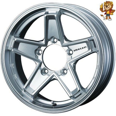 4本セット販売 ウェッズ weds KEELER TACTICS (HSL) 15inch 6.0J PCD ...