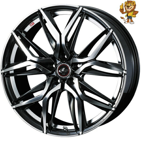 単品販売 ウェッズ　weds LEONIS LM (PBMC) 17inch 7.0J PCD:114.3/5H インセット:53 レオニスLM 法人限定受取